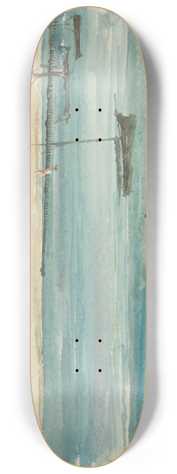 James Abbott McNeill Whistler - Southend Pier 8.25 inch art skate deck