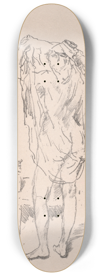 James Abbott McNeill Whistler - Study 8.25 inch art skate deck