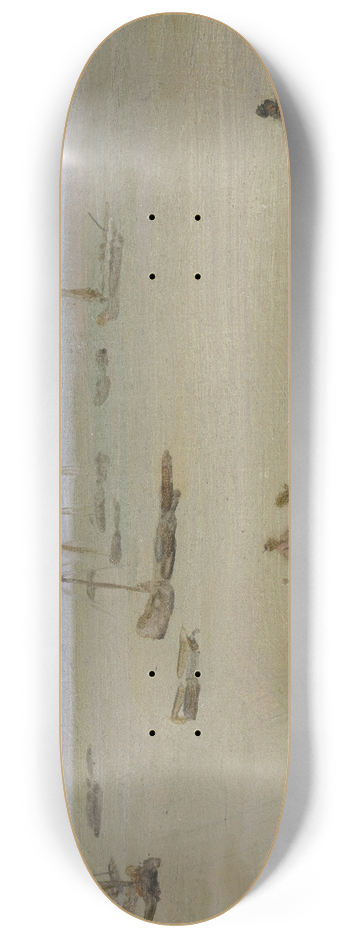 James Abbott McNeill Whistler - The Seashore 8.25 inch art skate deck
