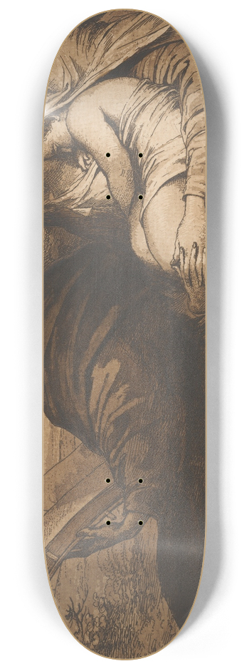 James Barry - Repose in Egypt 8.25 inch art skate deck