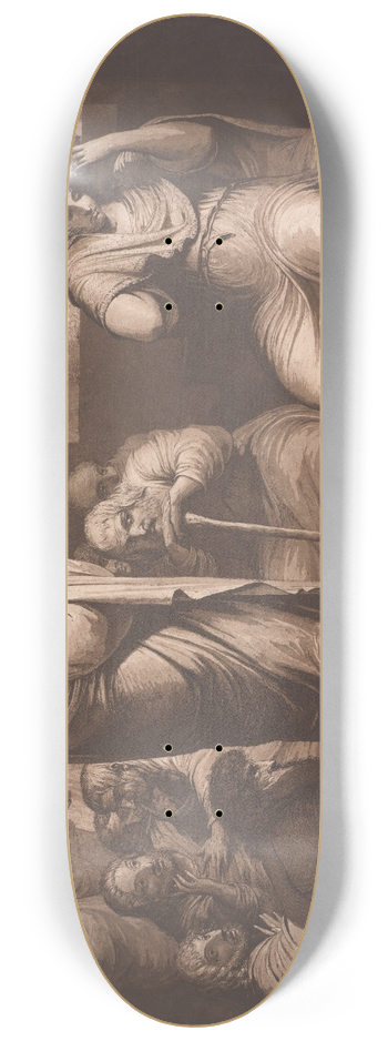 James Barry - The Conversation of Polemon 8.25 inch art skate deck
