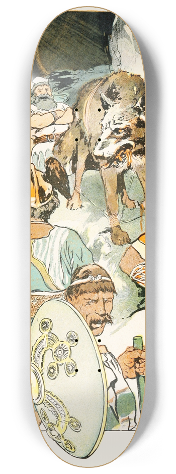 George Hand Wright - The gods were so delighted that they began to laugh 8.25 inch art skate deck