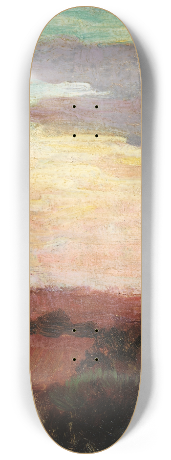 James Carroll Beckwith - St. Isidor, Rome 8.25 inch art skate deck