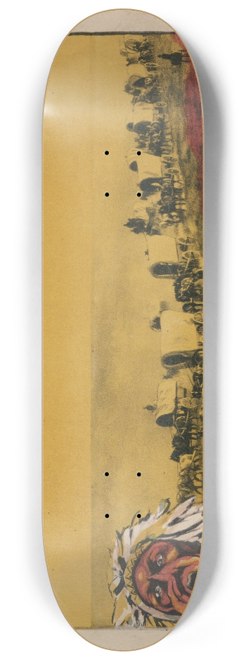James Cruze - The covered wagon 8.25 inch art skate deck