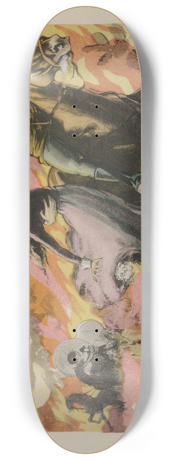 James Cruze - The covered wagon 8.25 inch art skate deck