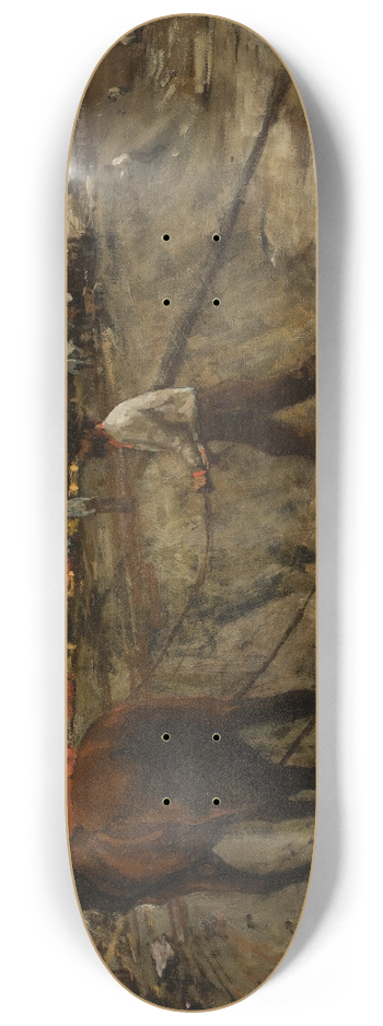 George Hendrik Breitner - Building site 8.25 inch art skate deck