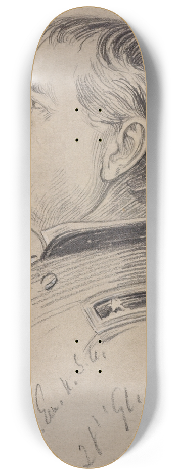 James Edward Kelly - D. Sickles 8.25 inch art skate deck