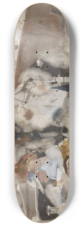 George Hendrik Breitner - Gezelschap op een boot 8.25 inch art skate deck