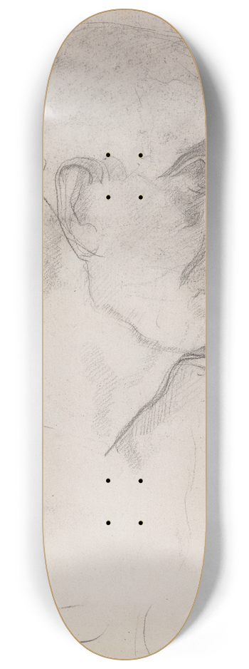 James Ensor - Antique Head 8.25 inch art skate deck