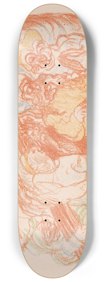 James Ensor - Calvary 8.25 inch art skate deck