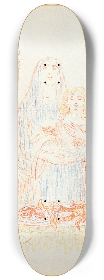 James Ensor - De bedelares 8.25 inch art skate deck