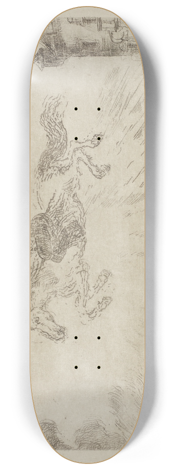 James Ensor - De engel des verderfs 8.25 inch art skate deck
