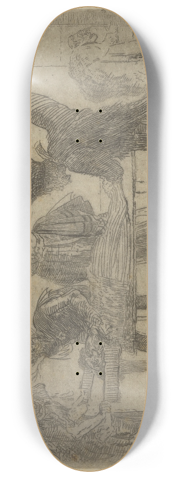 James Ensor - De Moord 8.25 inch art skate deck