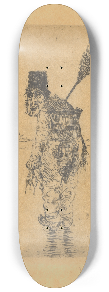 James Ensor - De putruimer 8.25 inch art skate deck