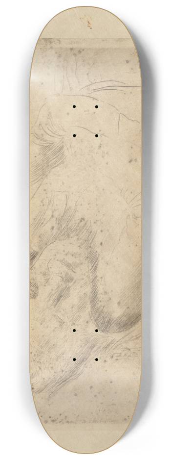 James Ensor - De slaapster 8.25 inch art skate deck