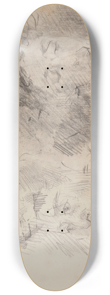 James Ensor - Ensors Mother 8.25 inch art skate deck