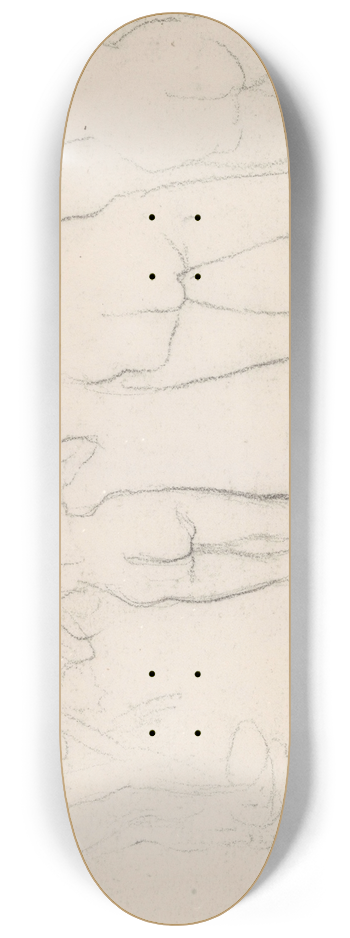 James Ensor - Four Nudes 8.25 inch art skate deck