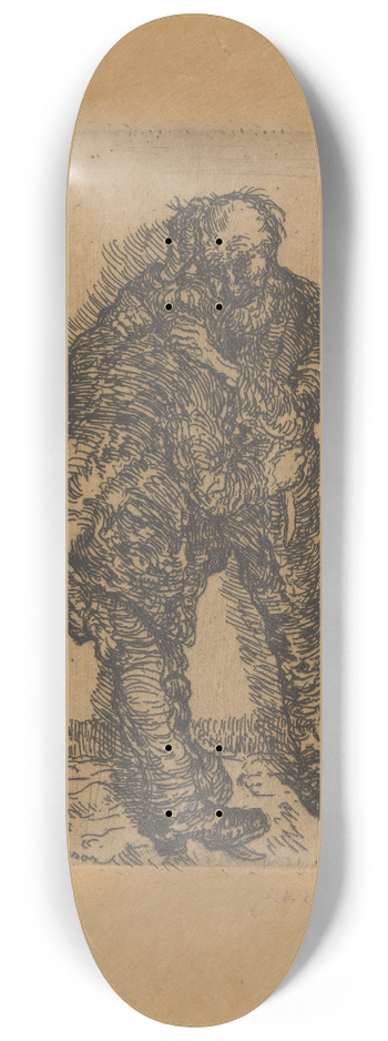 James Ensor - Het gevecht 8.25 inch art skate deck