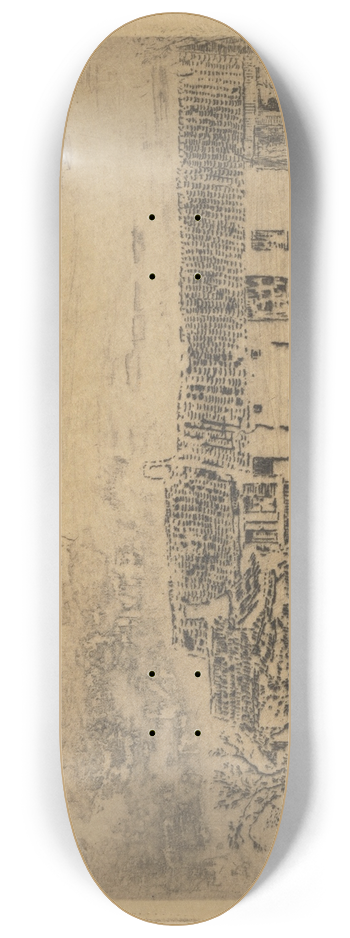 James Ensor - Hoeve te Leffinge 8.25 inch art skate deck