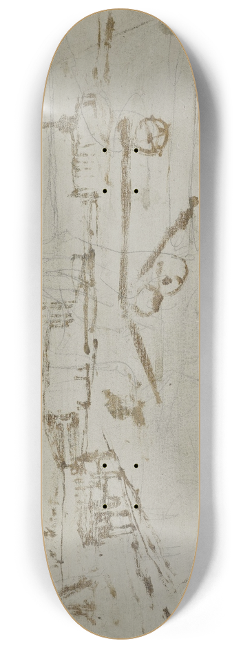 George Hendrik Breitner - The Edge of a City 8.25 inch art skate deck