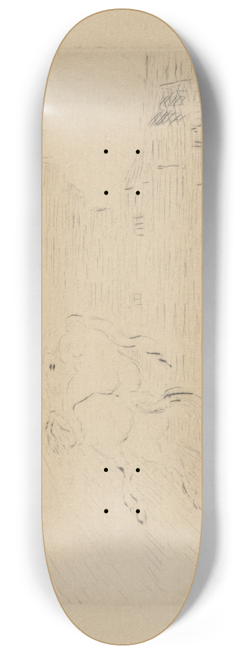 James Ensor - Lady Godiva 8.25 inch art skate deck