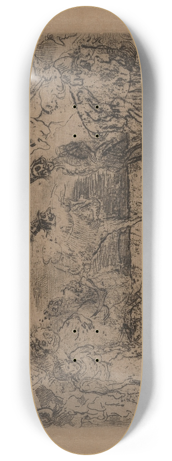 James Ensor - Le bal fantastique 8.25 inch art skate deck