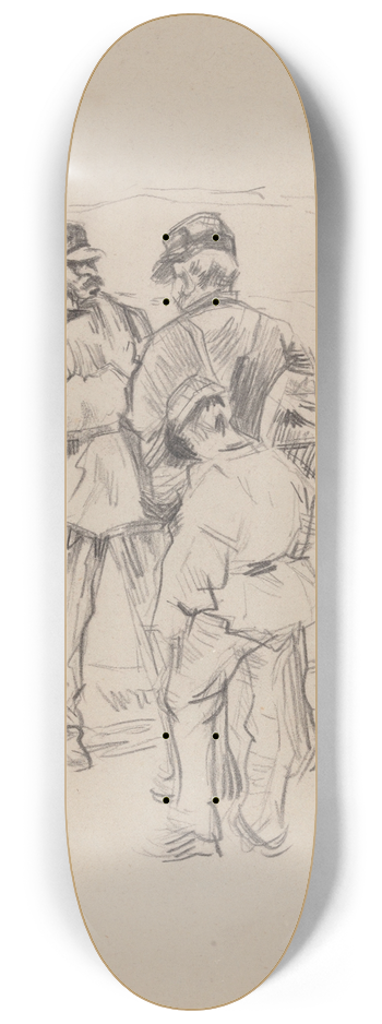 James Ensor - Military Men 8.25 inch art skate deck