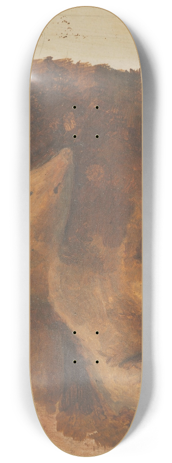 James Ensor - Pigs 8.25 inch art skate deck