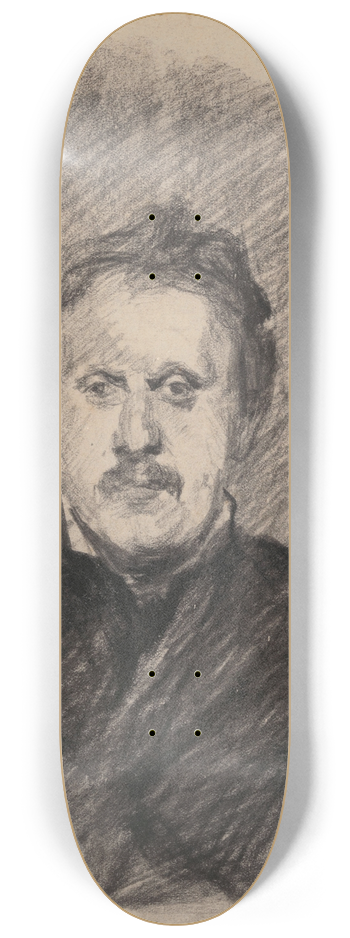 James Ensor - Portrait of a Man 8.25 inch art skate deck