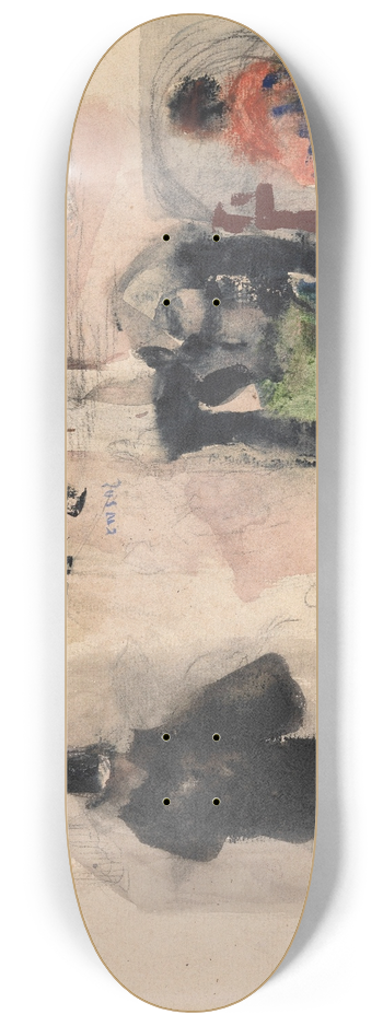 James Ensor - Silhouettes 8.25 inch art skate deck