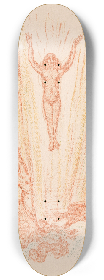 James Ensor - The Ascension 8.25 inch art skate deck