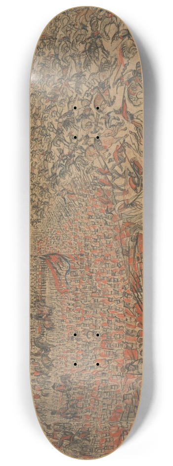 James Ensor - The Cuirassiers at Waterloo 8.25 inch art skate deck