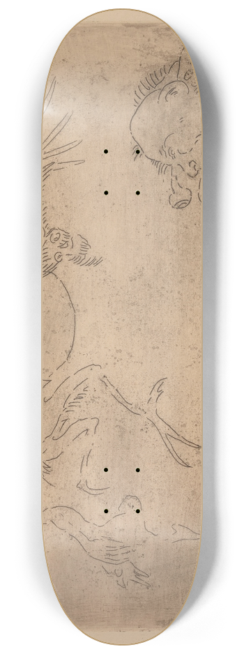 James Ensor - The Terrible Archer 8.25 inch art skate deck