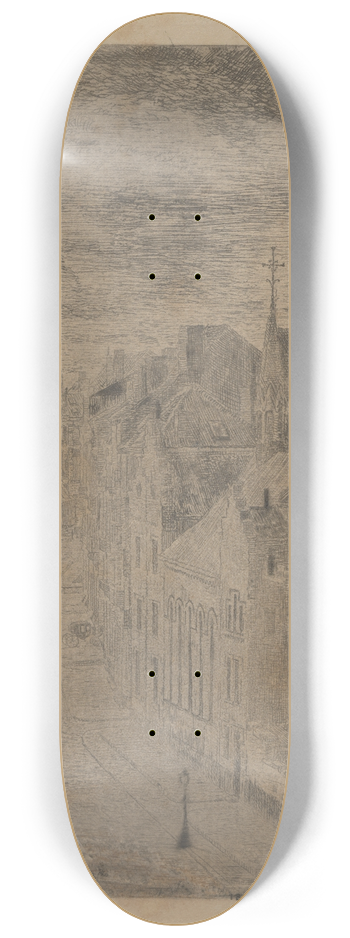 James Ensor - Van Iseghemlaan, Oostende 8.25 inch art skate deck