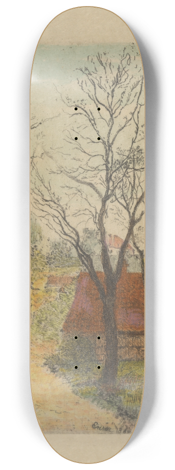 James Ensor - Voetpaadje te Groenendaal 8.25 inch art skate deck