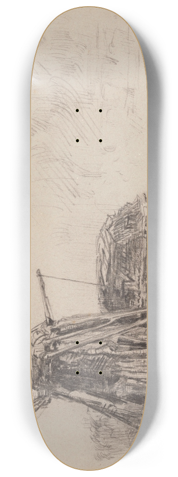 James Ensor - Windmill 8.25 inch art skate deck