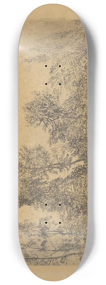 James Ensor - Windstoot in het geboomte 8.25 inch art skate deck