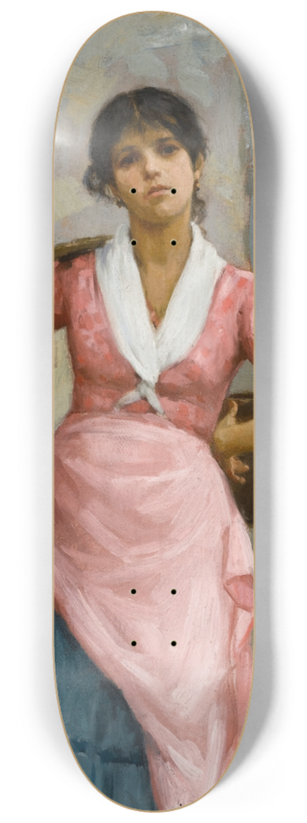 George Henry Clements - The Water Girl 8.25 inch art skate deck