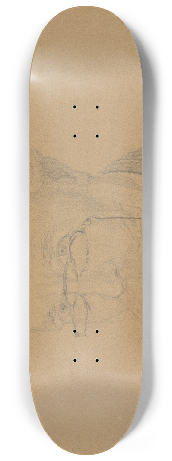 James Ensor - Zelfportret 8.25 inch art skate deck