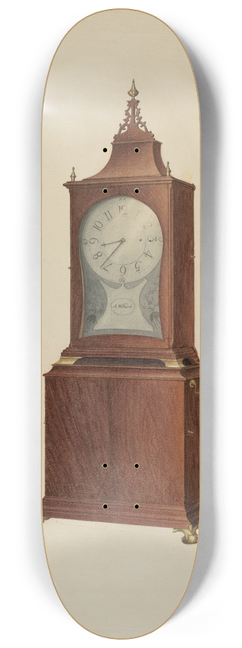 James Fisher - Shelf Clock 8.25 inch art skate deck