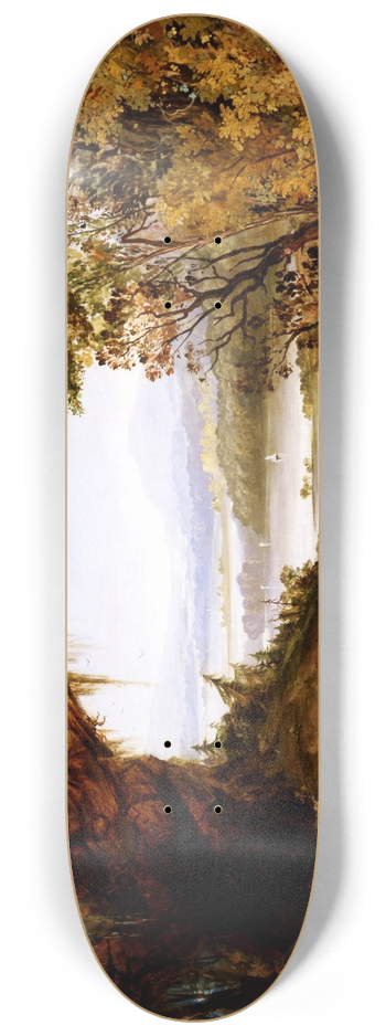 James Hamilton - Scene on the Hudson (Rip Van Winkle) 8.25 inch art skate deck