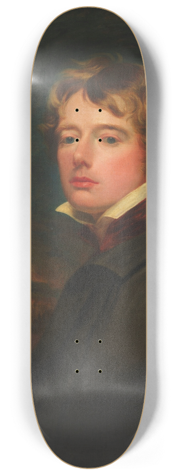 George Henry Harlow - Self-Portrait 8.25 inch art skate deck