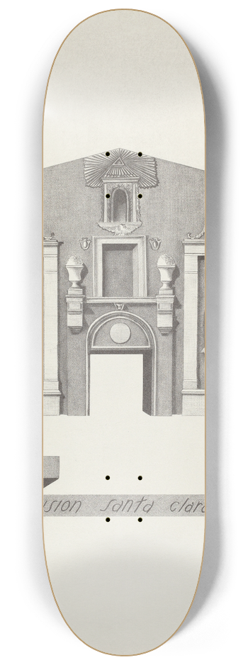 James Jones - Mision Santa Clara 8.25 inch art skate deck