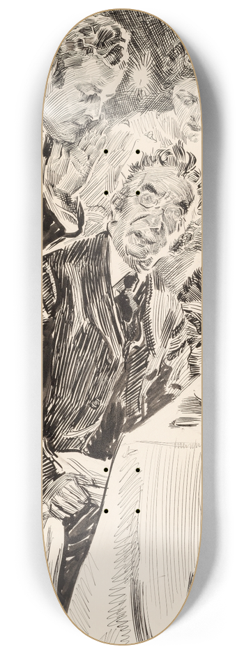 James Montgomery Flagg - Lest They Forget 8.25 inch art skate deck