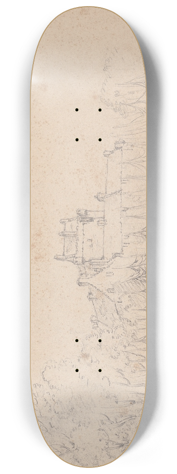 James Moore - Cawdor Castle, Scotland. 8.25 inch art skate deck