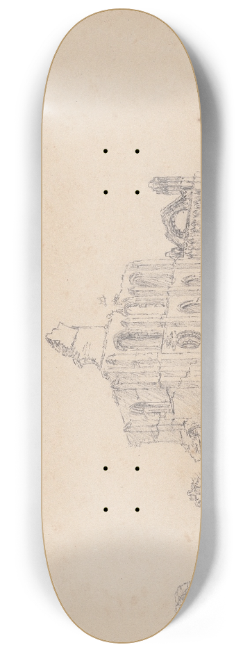 James Moore - Elgin Cathedral, Scotland 8.25 inch art skate deck