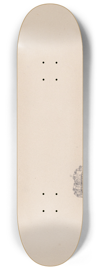James Moore - Inchdrewer Castle, Scotland 8.25 inch art skate deck