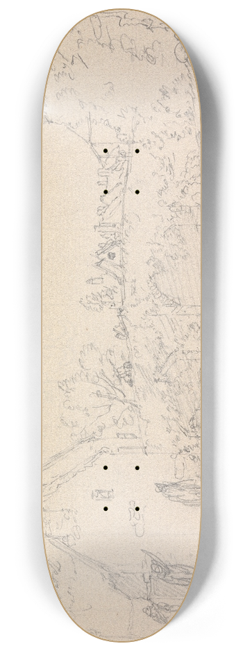 James Moore - Okehampton Bridge 8.25 inch art skate deck