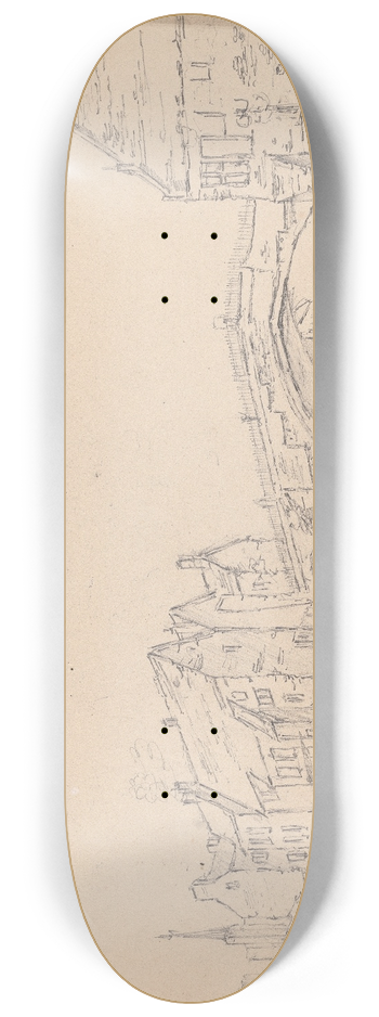 James Moore - Ouse Bridge, York 8.25 inch art skate deck