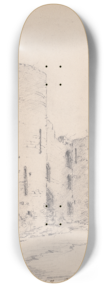 James Moore - Tonbridge Castle, Kent, England 8.25 inch art skate deck